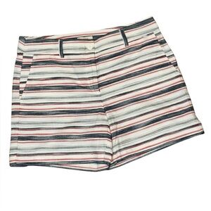 LOFT NWOT Striped Casual Shorts Size 8